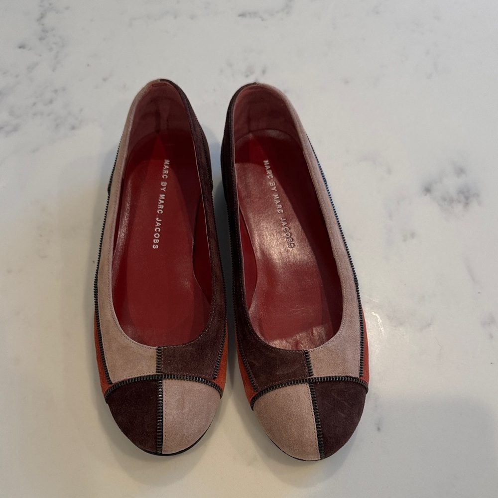 Marc by Marc Jacobs Women's Two-Tone Flats